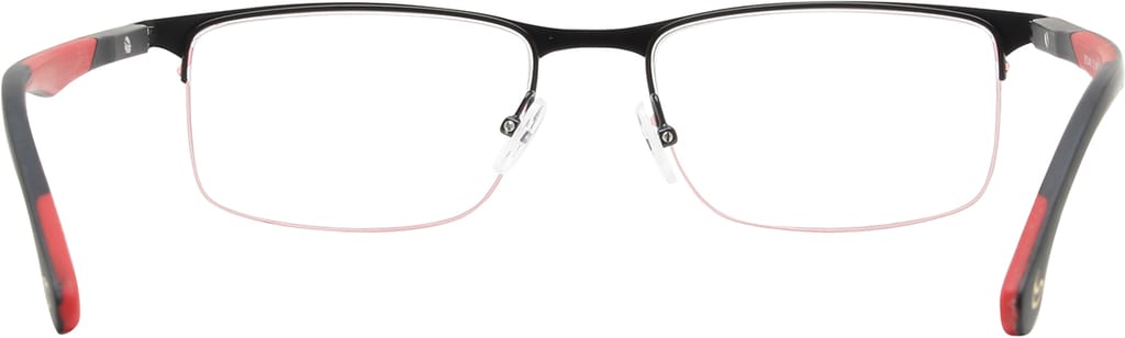 Carrera Eyeglass Half Supra Frames Black Crystal Frame