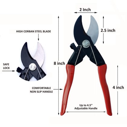 Double Cut Cutter For Home Gardening Bypass Pruner Double Cut Cutter For Home Gardening Bypass Pruner