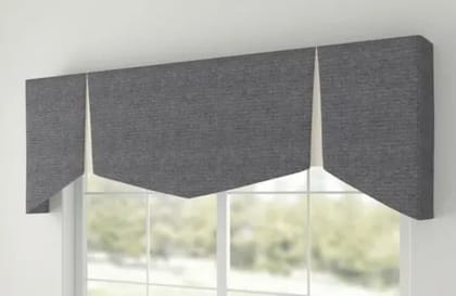 Homemakers Gray Valance Window Curtain, For Home,Hotel