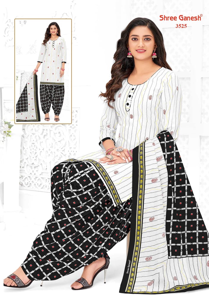 Unstitched Crepe Salwar Suit Material Printed