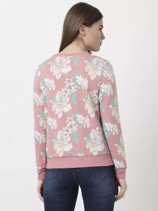 Women Full Sleeve Printed Sweatshirt