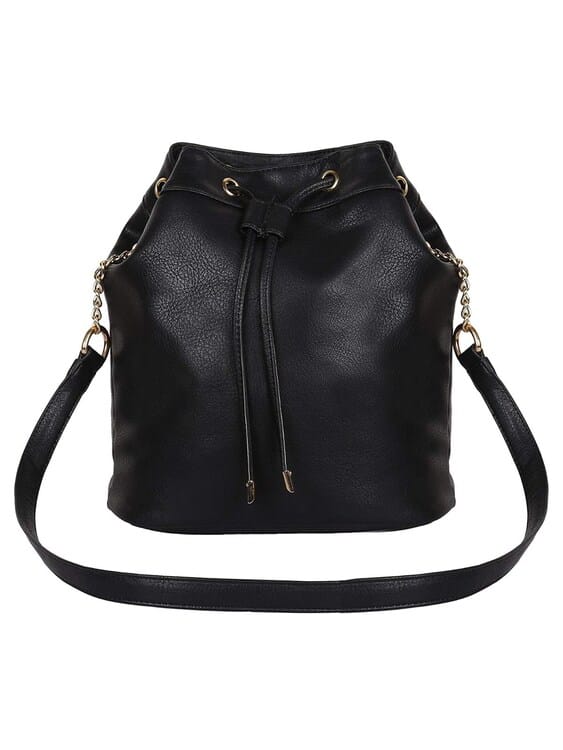 Lychee bags PU Black SLING BAG ( Black) - Handbags | Buy online on ZillyBuy