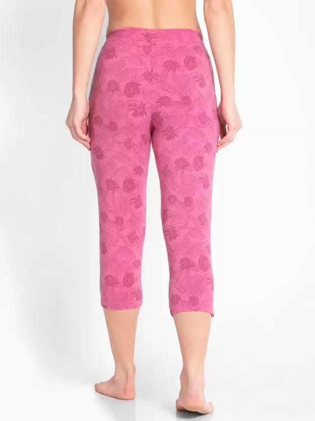 Athleisure Capri pant for Women (Ibis Rose)