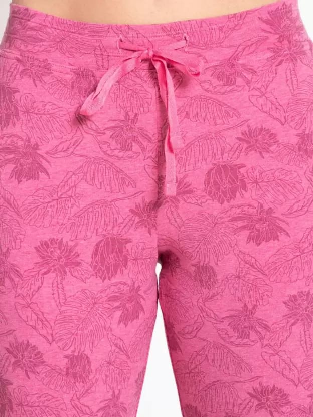 Athleisure Capri pant for Women (Ibis Rose)