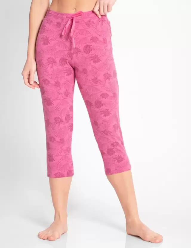 Athleisure Capri pant for Women (Ibis Rose)