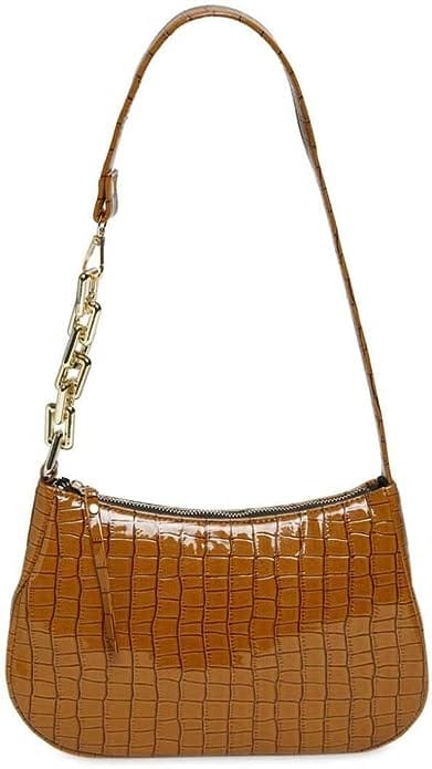 Lychee bags Women Pu Maroon Croco Finish Shoulder Bag ( Brown ) - Handbags | Buy online on ZillyBuy