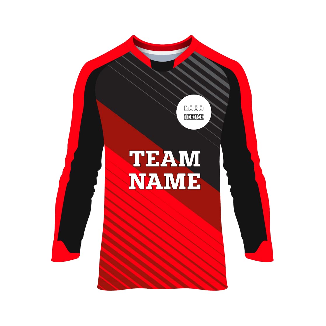 Next Print Mens Cricket Jersey Full Sleeve Name Team Name Number |Full  Sleeve Football Shirt |Customize Mens Boys Football Jersey |Mens Full  Sleeve