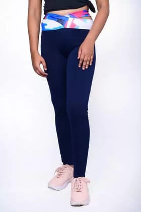 MYURA Printed Track Pants for Women, Women's Gym Wear Tights, Ideal for  Yoga, Workout & Gym Pants for Women