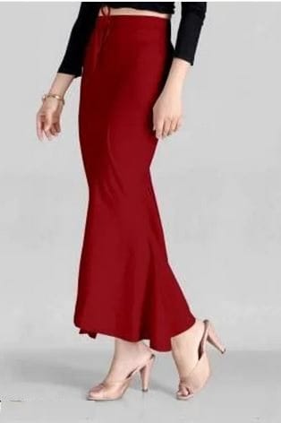 Lycra Saree Shapewear Petticoat for Women, Lycra Cotton Blended,Petticoat, Skirts for Women,Shape Wear Dress for Saree