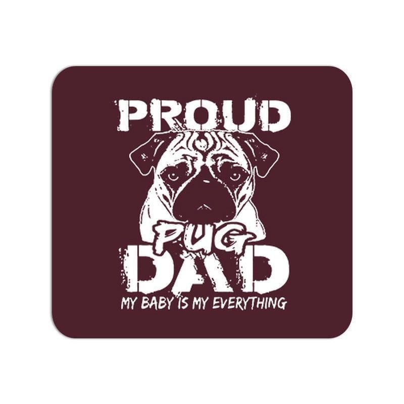 Proud Pug Dad Mouse Pad