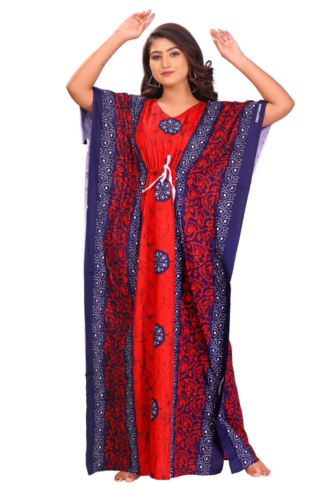 Fabimi Women L Size Cotton Kaftan Nighty