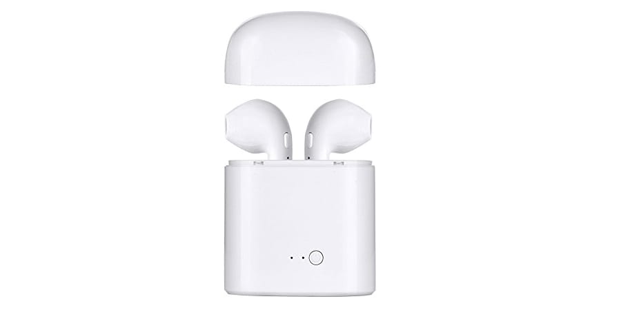 Ekdant I7s TWS Mini Twin Portable Wireless Bluetooth Earphones With Active Noise Cancellation Technology And Charging Box For All Smart Phones
