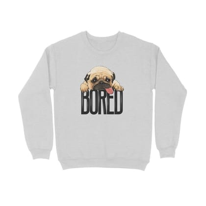 Sweatshirt (Men) - Bored Pug Baby (7 Colours)