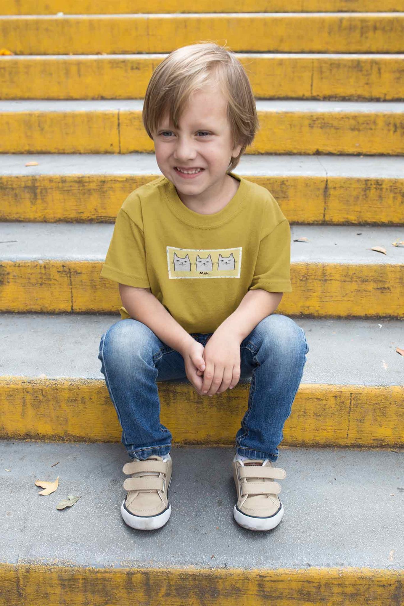 Round Neck T-Shirt (Toddlers) - Meh Mondays (17 Colours)
