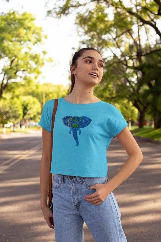 Crop Top (Women) - Elephantastic (12 Colours)