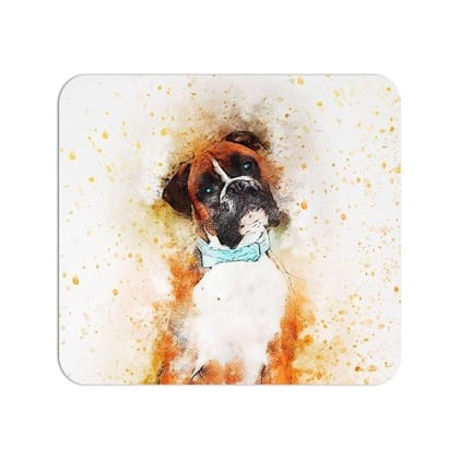 Boxer Love Mouse Pad