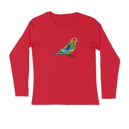 Full Sleeves Round Neck (Men) - Pretty Jandaya Parakeet (7 Colours)