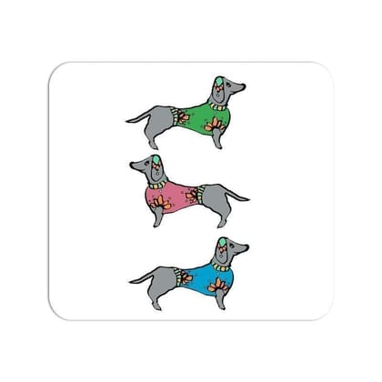 Three Dachshunds - Mouse Pad