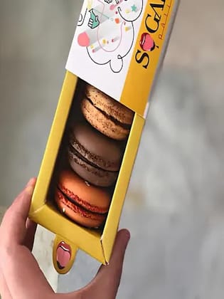 Macaron Box [8 Pieces] __ Belgian Chocolate,Belgian Chocolate Macaron,Belgian Chocolate Macaron,Belgian Chocolate Macaron,Belgian Chocolate Macaron,Belgian Chocolate Macaron,Belgian Chocolate Macaron,Belgian Chocolate Macaron