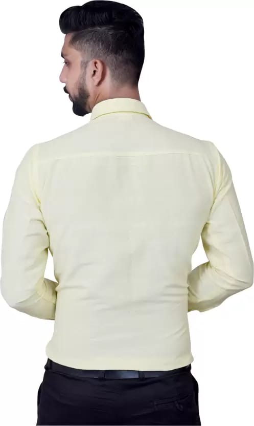 Men's 100% Cotton Slim Fit Striped Semi Casual Shirt