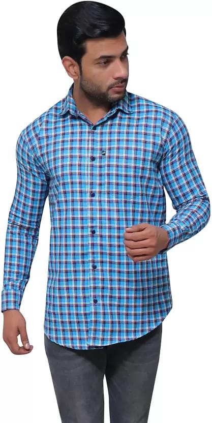 Men Light Grey Printed Slim Fit Casual Shirt