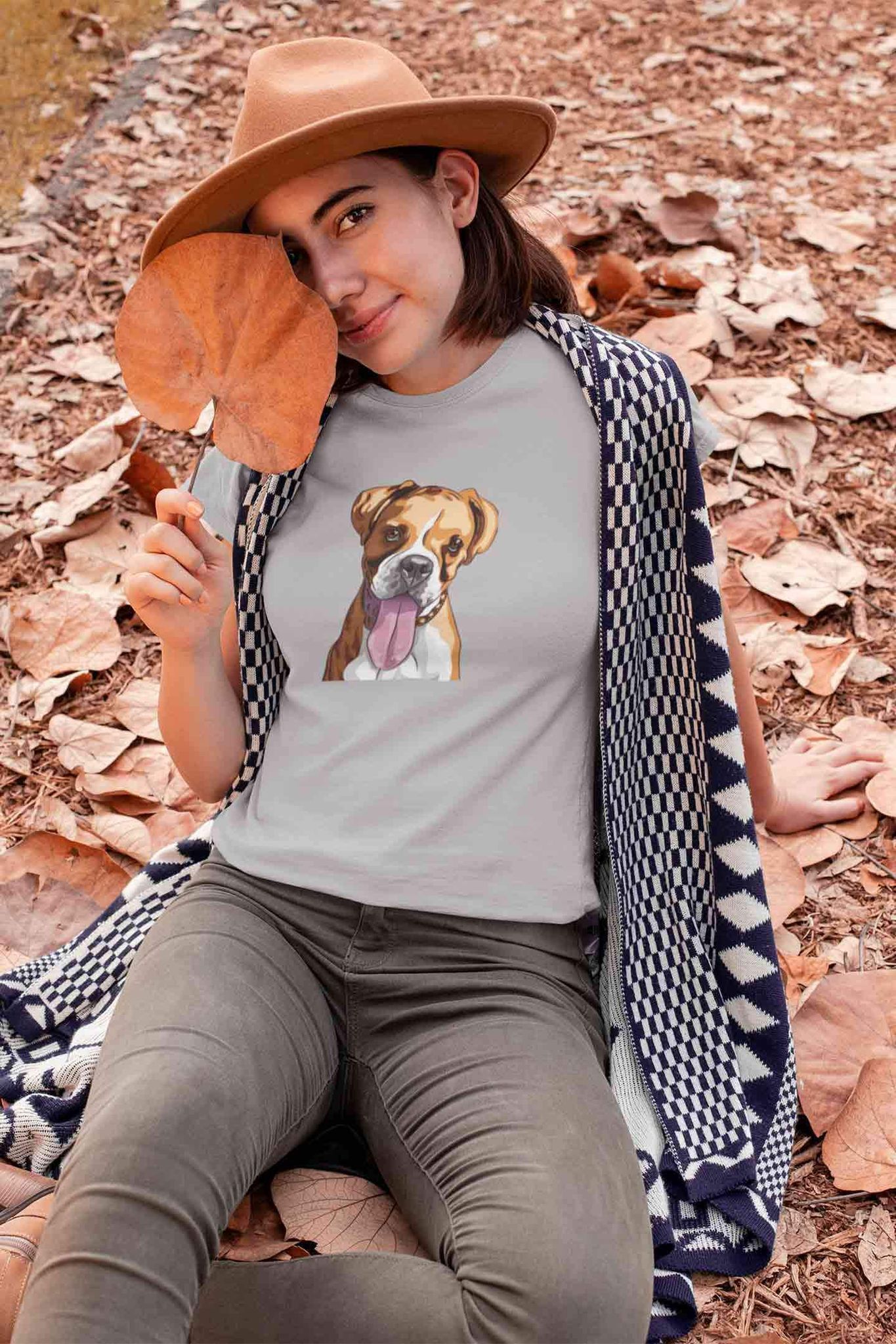 Round Neck T-Shirt (Women) - Bright As A Boxer (16 Colours)