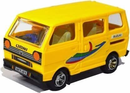 Mehtab Pull Back Plastic Famous Van Car Toy with Openable Door Feature|Miniature Scaled Models Toy for Kids Fun (Pack of 1, Multicolour)