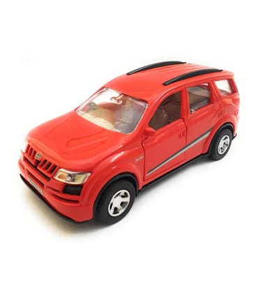 Varshas Mahindra XUV 500 Car Toy For Kids, Red Color, Length 17 Cm