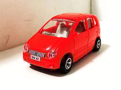 Mehtab Pull Back Plastic Car Toy with Openable Doors Perfect for Kids Fun (Pack of 1, Multicolor)