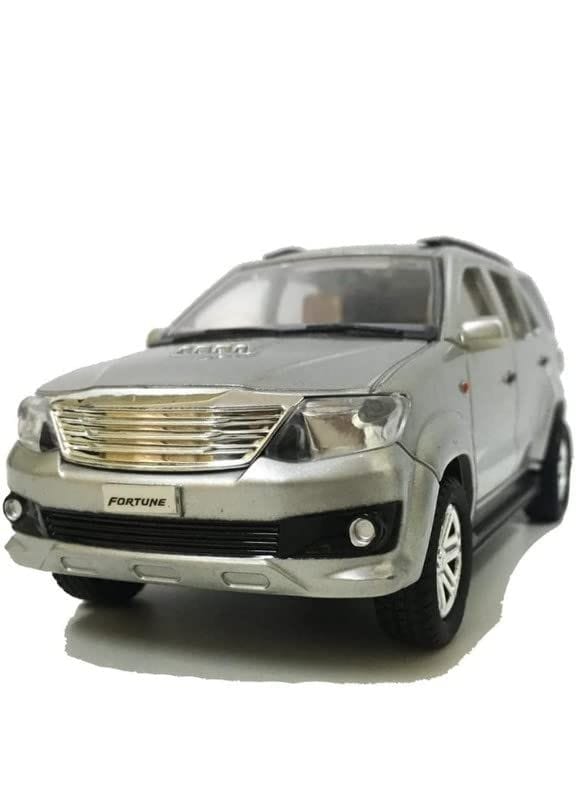 Pull Back Plastic Fortuner Car Toy Wonderfull Design & Bold Look Toy for Kids Fun (Pack of 1, Multicolor)