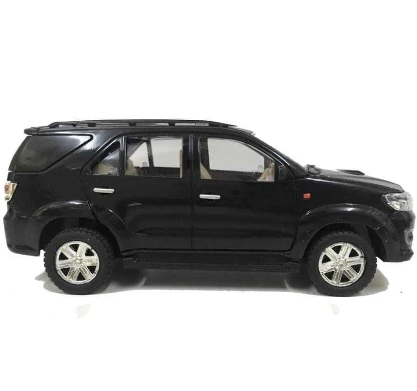 Pull Back Plastic Fortuner Car Toy Wonderfull Design & Bold Look Toy for Kids Fun (Pack of 1, Multicolor)