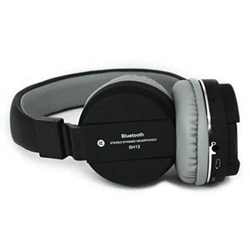 Ekdant Wireless Headset SH12 Wireless Bluetooth Headphone With FM And SD Card Slot Best Quality