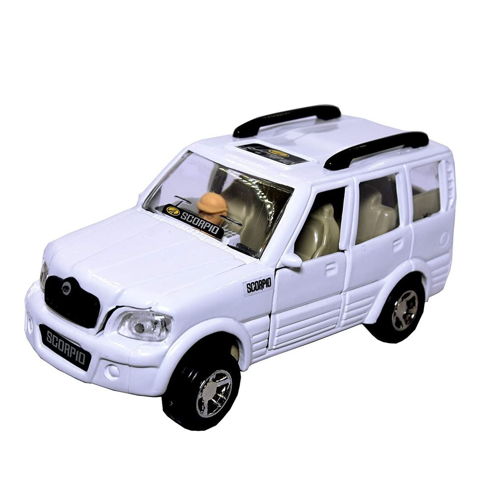 Cube Play Pull Back Scorpio Toy CAR for Kids. | with Opening Doors and Hood Opening. | Miniature Scaled Models Toy CAR. White - Toys and Games | Buy online on ZillyBuy