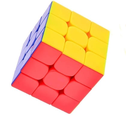 Ridhin�s 3x3 High Stability Stickerless Magic Smooth Speed Cube 3D-Puzzle Cube