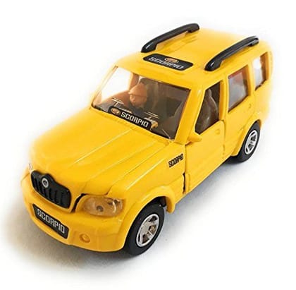 Varshas Yellow Scorpio Toy Car - Small Varshas Yellow Scorpio Toy Car - Small