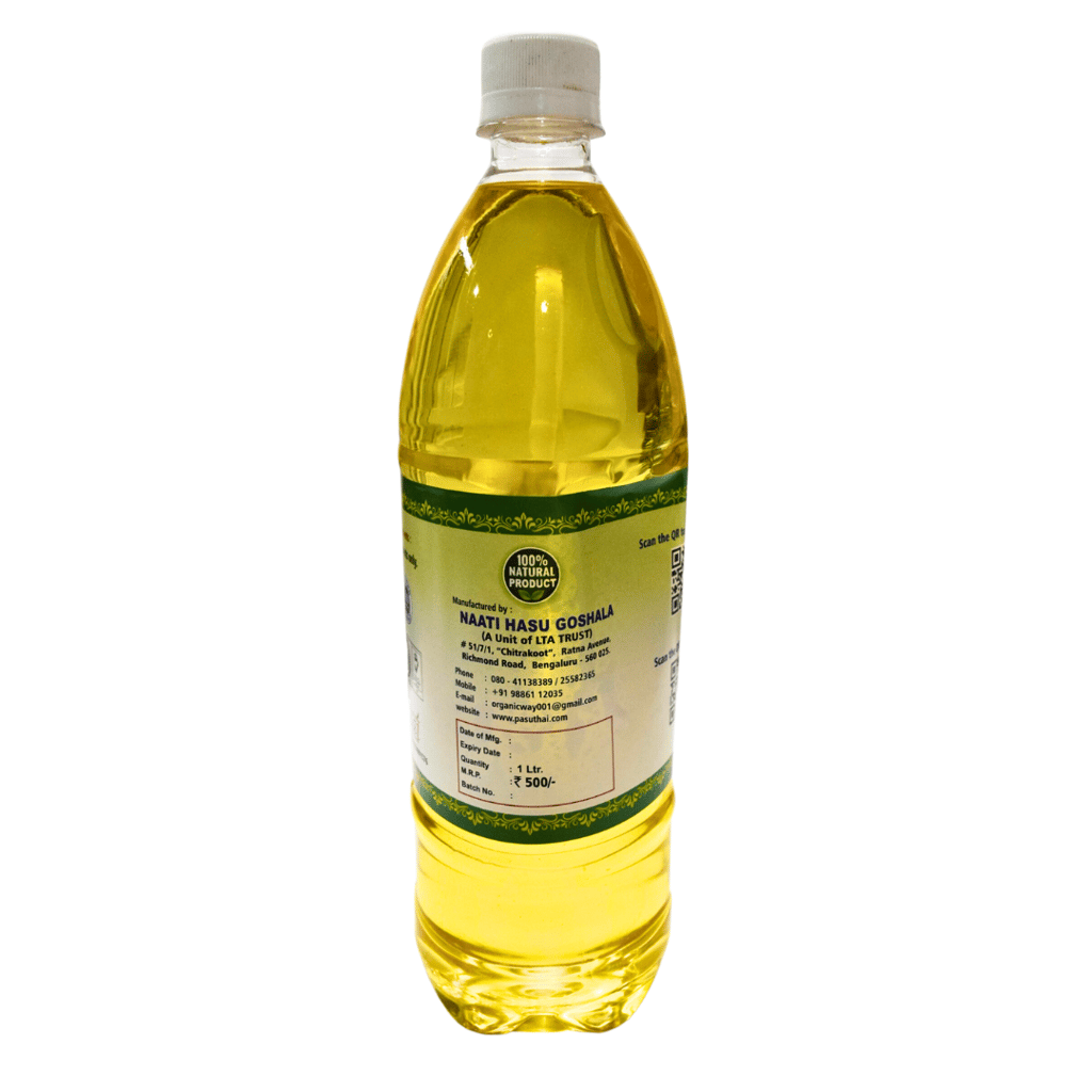 Pure Coconut oil - Chemical free and cold extracted - 1 Litre