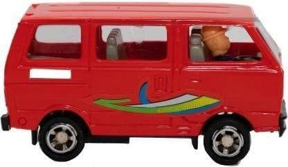 Pull Back Omni Van | Single Door Opening | Miniature Scaled Models | Dinky Cars (Multicolour)