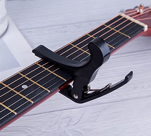 Mocking Bird Guitar Capo with 5 Picks, Quick Change Trigger Capo