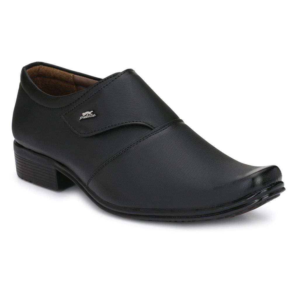 Fashion World Men's Faux Leather Black Formal Shoes (1031)/ Best Office Shoes - Formal Shoes | Buy online on ZillyBuy