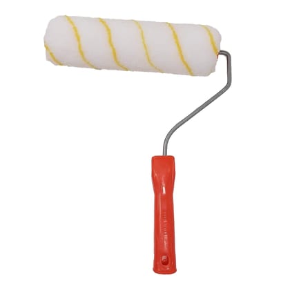 Plush Sleeve Cover Wall Paint Painting Brush Roller (Red)