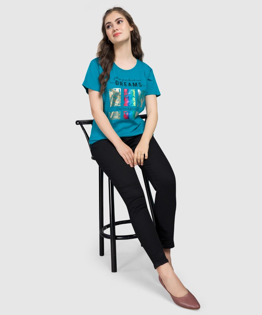 Little Funky 100% pure cotton Womens casual tshirt