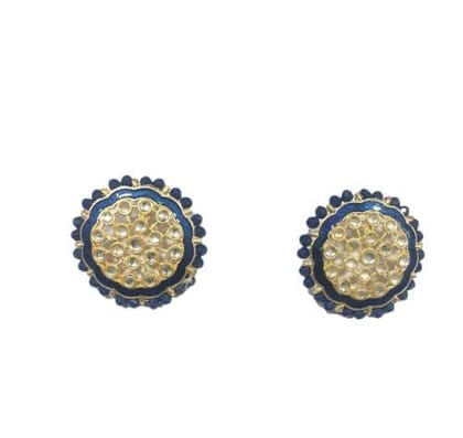Yash Jewellery Blue Color Necklace Set For Women