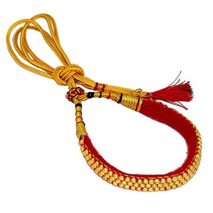 Yash Jewellery Rajasthani Traditional Golden Beaded Multi-strand Necklace Set for Women & Girls