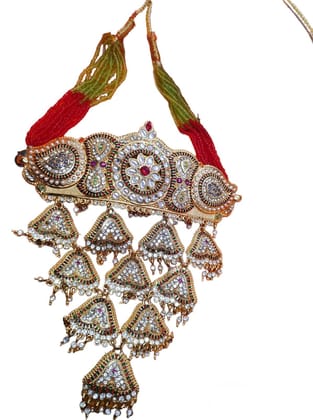 Yash Jewellery PRemium Quality Jadau Aad Set For Girls Women
