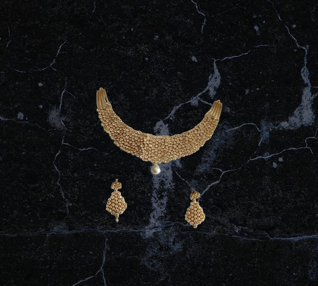 Infinity Jewellers Gold Plated Necklace Set For Women High Quality