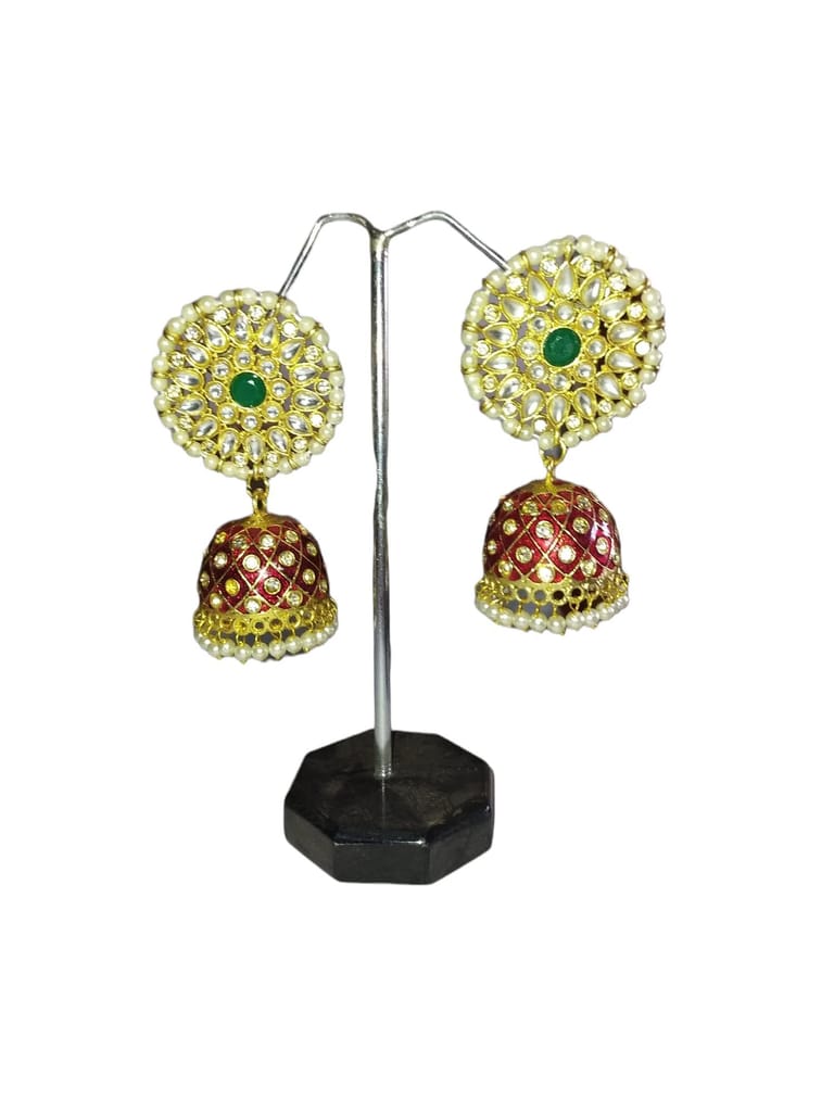 Infinity Jewel's Light Weighted Jhumka Earrings For Girls Women
