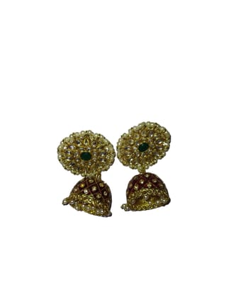 Infinity Jewel's Light Weighted Jhumka Earrings For Girls Women