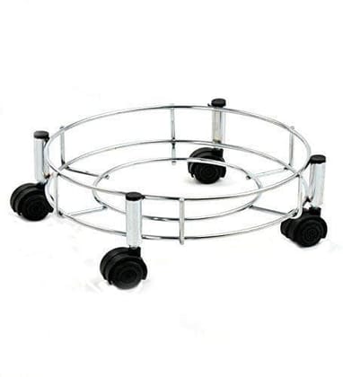 Arshalifestyle  Stainless Steel Gas Cylinder Trolley