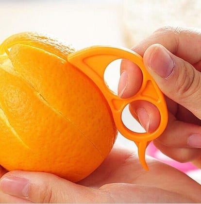 Arshalifestyle  Snail Barker Creative Ring-Shaped Ingenious Peeling Orange