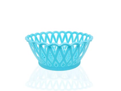 Arshalifestyle  Multipurpose Round Storage Plastic Basket Tray (3pcs)